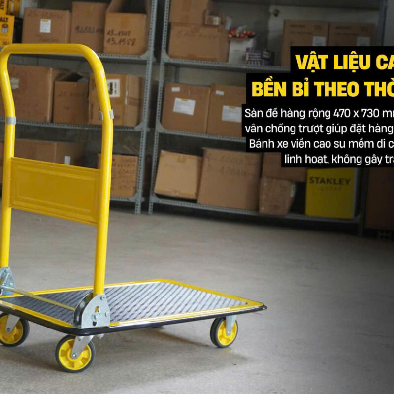 Xe Đẩy Hàng 4 Bánh Gấp Gọn Stanley PC527, Tải Trọng 150kg